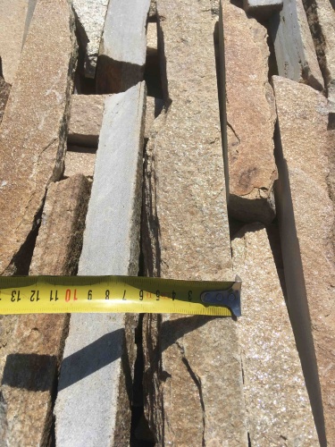 Горбушка златолит золотистый для облицовки купить в Туле