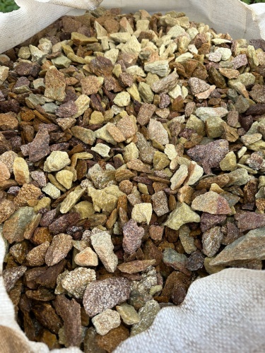 Златолит персиковый декоративная каменная крошка купить в Туле