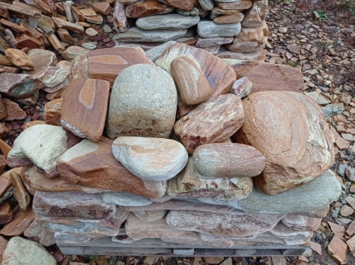 Златолит жёлтый, жёлто-зелёный глыбки и валуны для ланшафтного дизайна купить в Туле