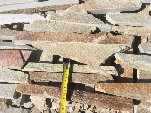 Горбушка златолит золотистый для облицовки купить в Туле