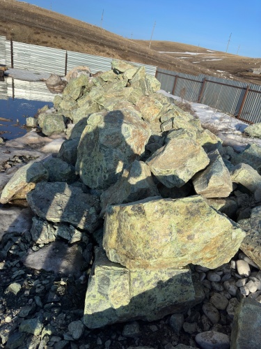 Камни для ландшафтного дизайна зелёные 10-60 килограмм купить в Туле