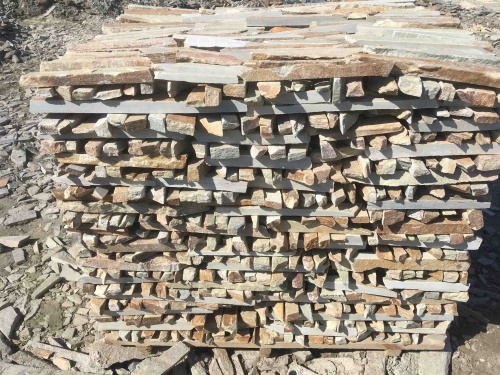 Горбушка златолит золотистый для облицовки купить в Туле