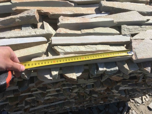 Горбушка златолит золотистый для облицовки купить в Туле