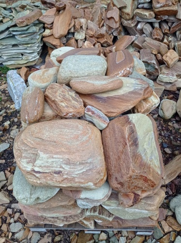 Златолит жёлтый, жёлто-зелёный глыбки и валуны для ланшафтного дизайна купить в Туле